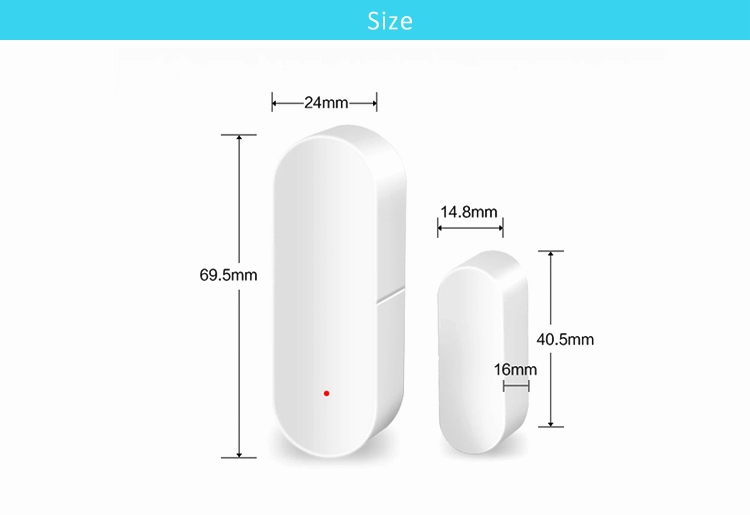 Smart Life Tuya WIFI Wireless Door / Window Detector w/ Light Lux Sensor | 3V